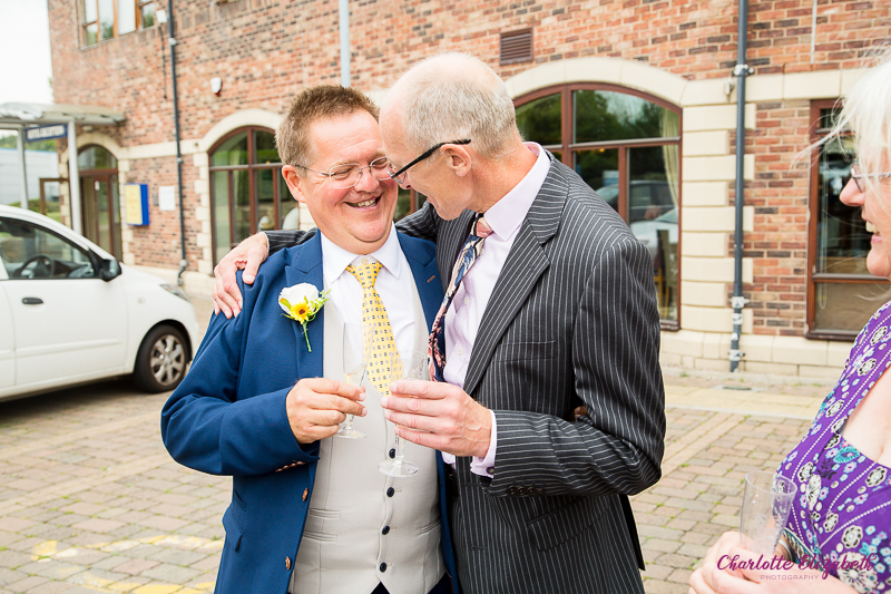 Natural wedding photography in Barnsley registry office wedding