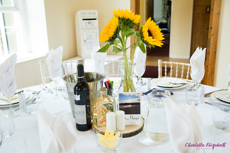Wedding reception at Cawthorne Village Hall by natural wedding photographer in Barnsley