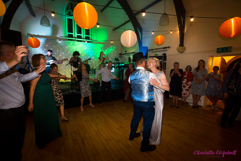 The first dance at Cawthorne Village Hall by natural wedding photographer in Barnsley