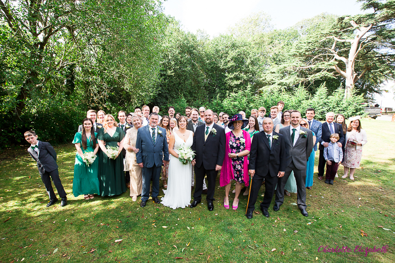 Group photographs at Mosbrough Hall wedding photographer