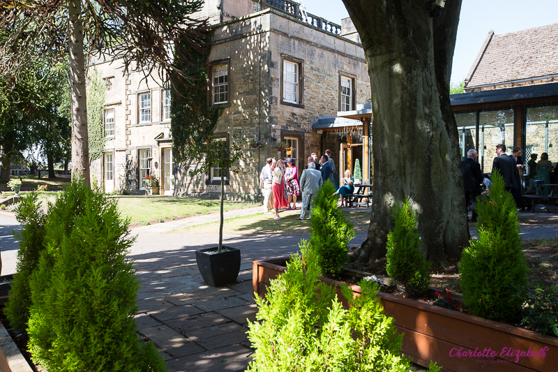 Garden games at Mosbrough Hall summer wedding