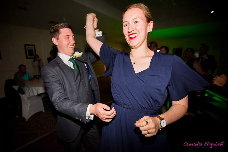 The dancefloor at Mosbrough Hall summer wedding reception