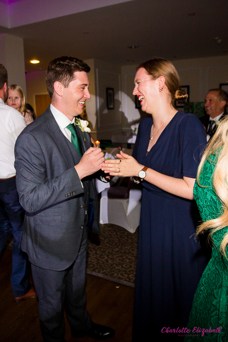 The dancefloor at Mosbrough Hall summer wedding reception