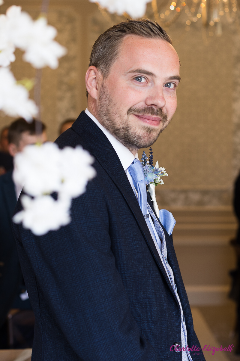 The wedding ceremony at Owston Hall wedding photographer