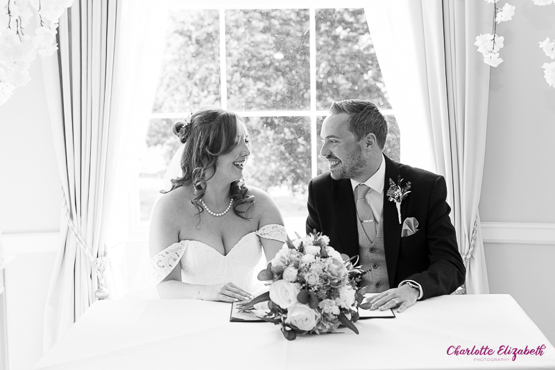 The wedding ceremony at Owston Hall wedding photographer