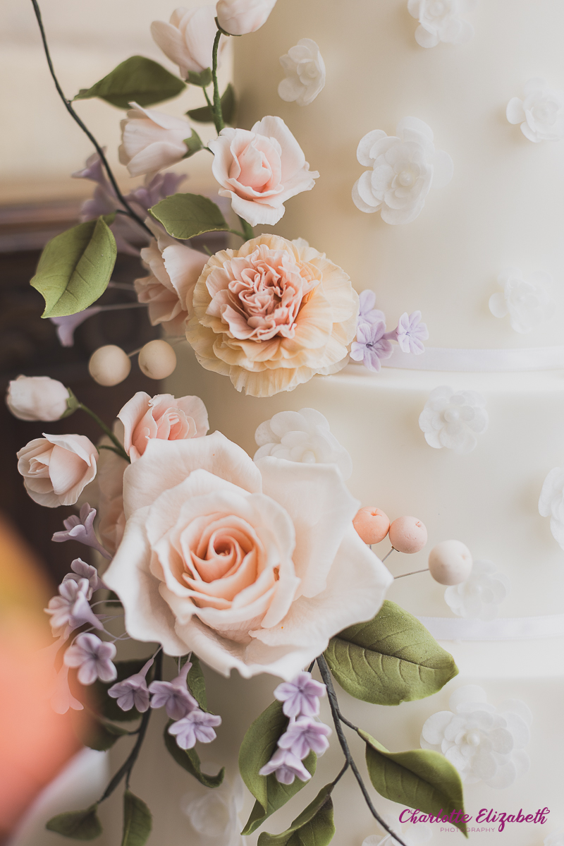 Bridgerton wedding cake inspiration at Rogerthorpe Manor